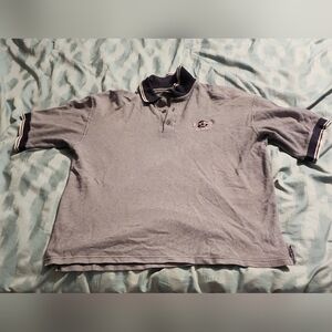 VINTAGE Toronto Hard‎ Rock Cafe Polo Shirt Navy Blue Short Sleeve Men M